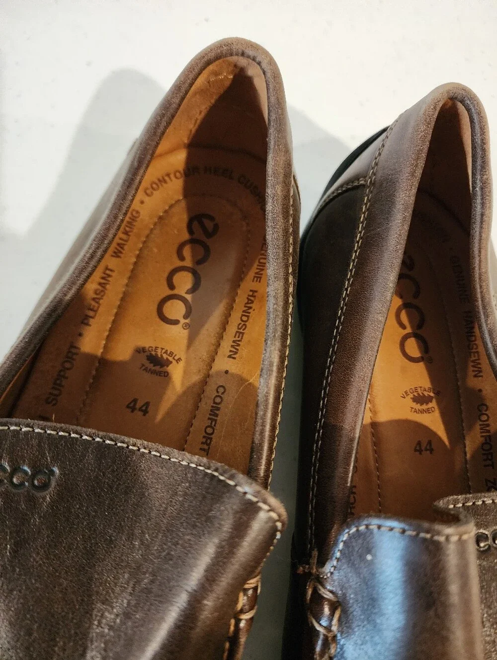 ECCO Classic Moc 2.0 Slip-On Driving Loafers Size US 10 / 10.5 EU 44 Shoes Brown